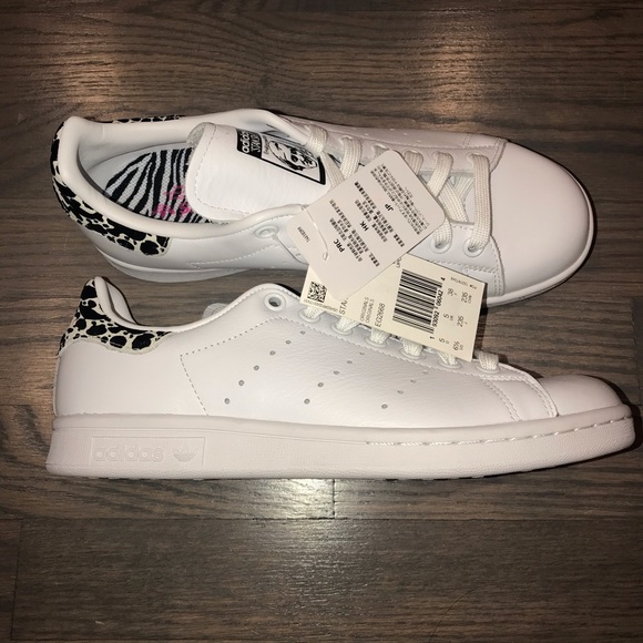 adidas stan smith animal print